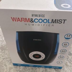 HoMedics - Warm and Cool Mist Ultrasonic Humidifier Deluxe